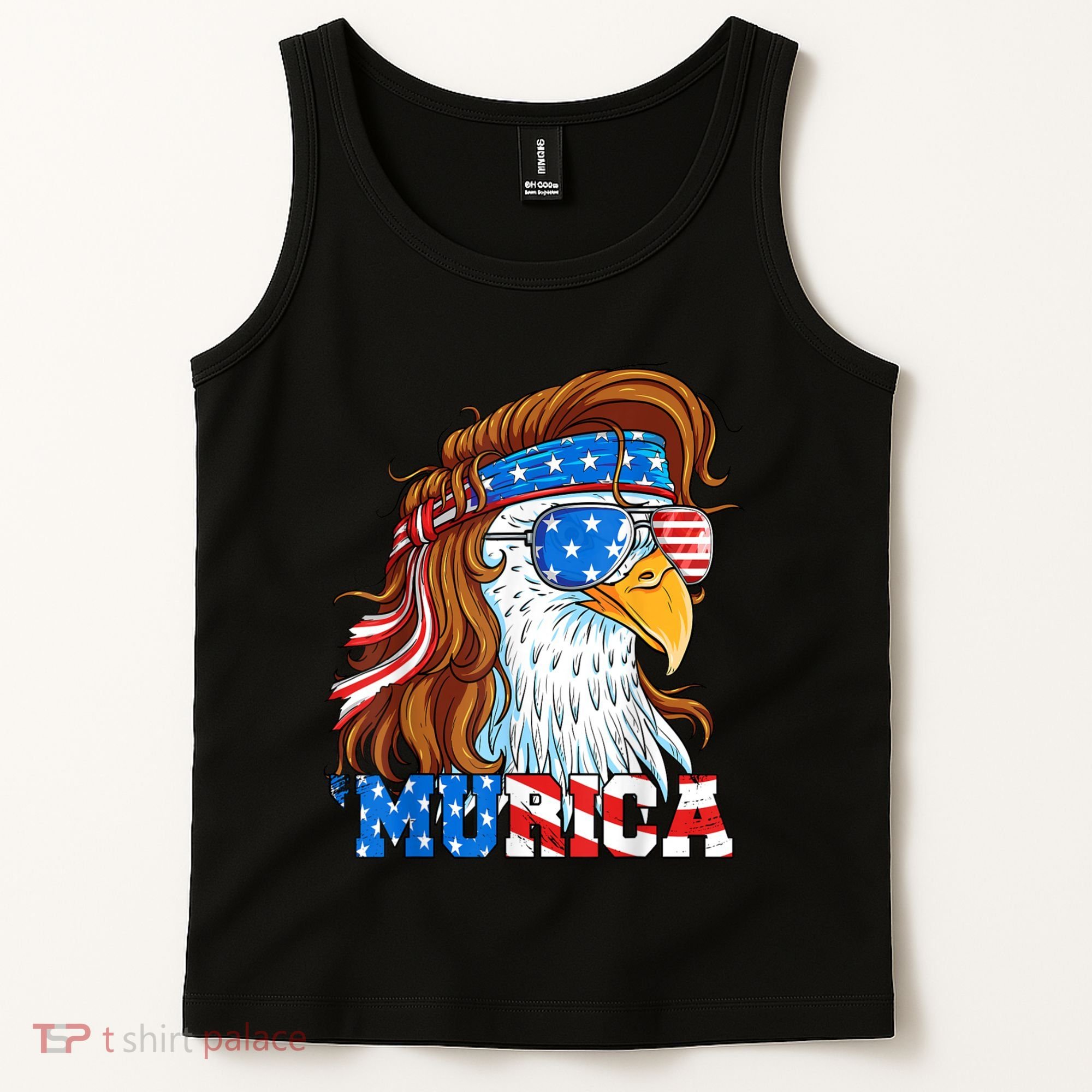 4th Of July Bald Eagle Mullet Murica Usa Usa Merica Tank Top