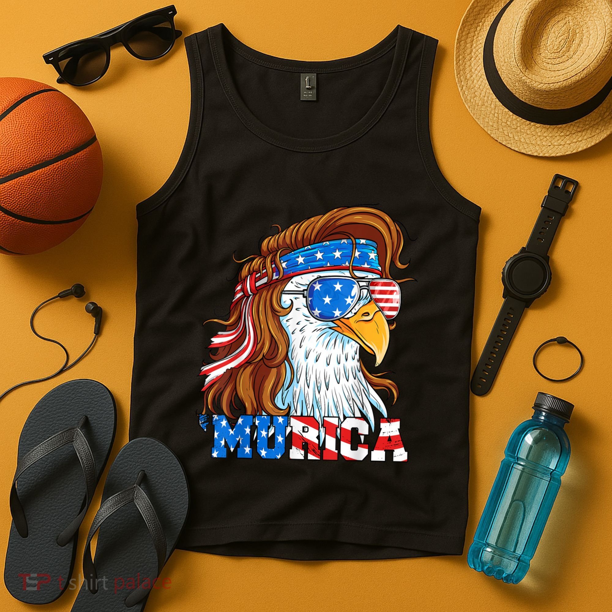 4th Of July Bald Eagle Mullet Murica Usa Usa Merica Tank Top