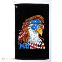 4th Of July Bald Eagle Mullet Murica Usa Usa Merica Golf Towel thumb 0