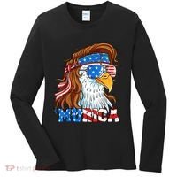 4th Of July Bald Eagle Mullet Murica Usa Usa Merica Women's Long Sleeve Shirt thumb 0