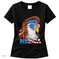 4th Of July Bald Eagle Mullet Murica Usa Usa Merica Women's T-Shirt thumb 0