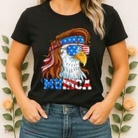4th Of July Bald Eagle Mullet Murica Usa Usa Merica Women's T-Shirt thumb 2