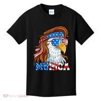 4th Of July Bald Eagle Mullet Murica Usa Usa Merica Kids T-Shirt thumb 0