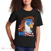 4th Of July Bald Eagle Mullet Murica Usa Usa Merica Kids T-Shirt thumb 2