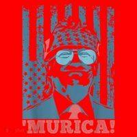 4th Of July Bald Eagle Mullet Murica Usa Usa Merica Santa Hat thumb 1