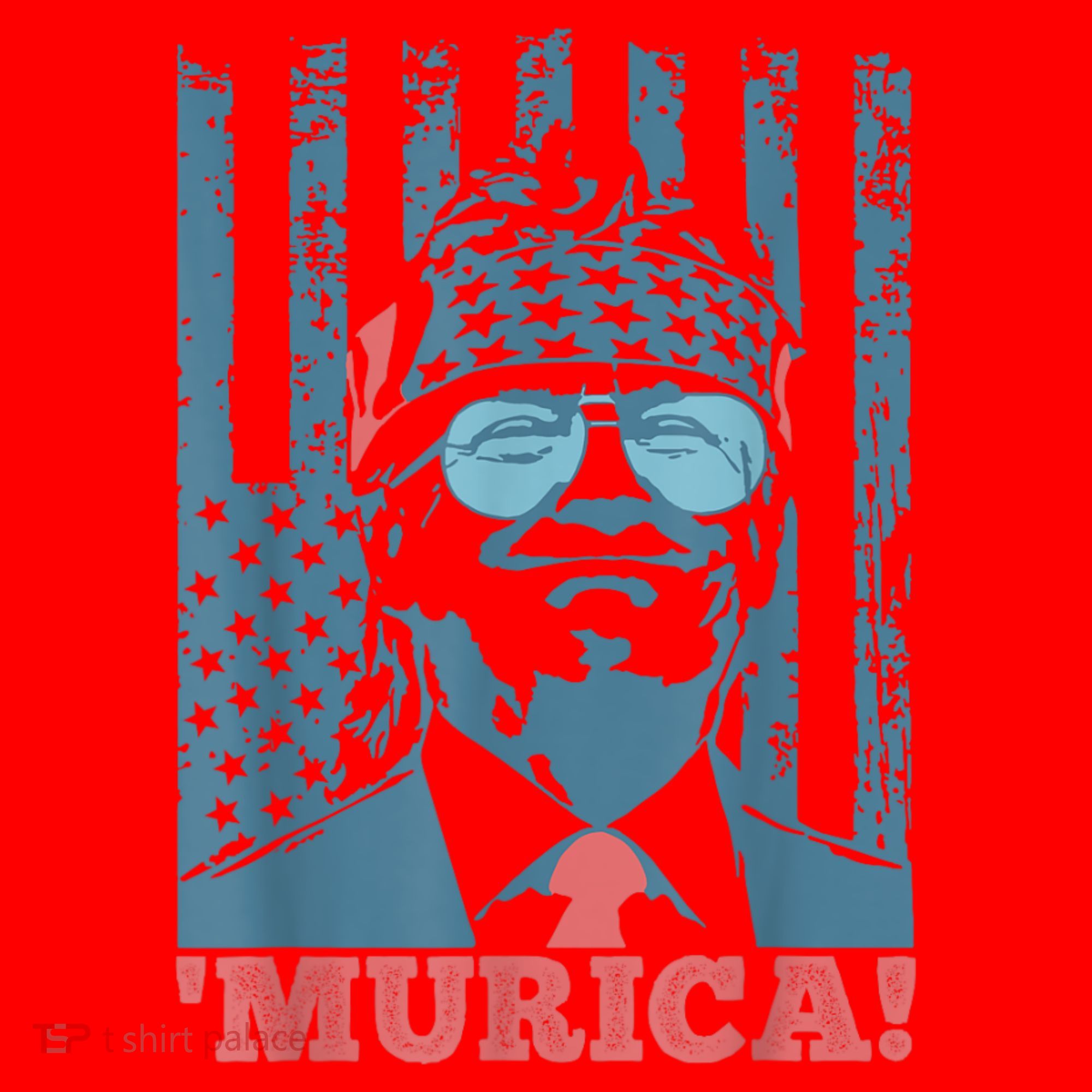 4th Of July Bald Eagle Mullet Murica Usa Usa Merica Santa Hat