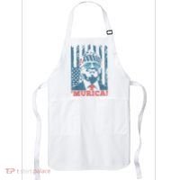 4th Of July Bald Eagle Mullet Murica Usa Usa Merica Apron thumb 0
