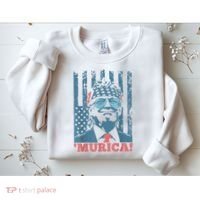 4th Of July Bald Eagle Mullet Murica Usa Usa Merica Sweatshirt thumb 2