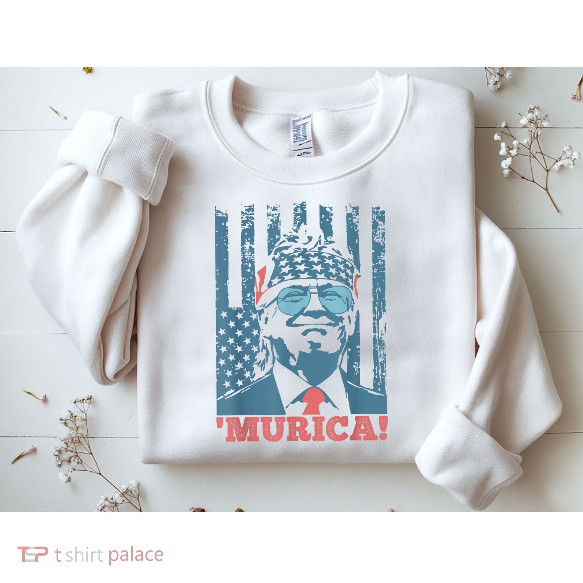 4th Of July Bald Eagle Mullet Murica Usa Usa Merica Sweatshirt