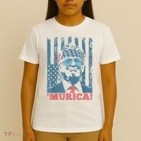 4th Of July Bald Eagle Mullet Murica Usa Usa Merica T-Shirt thumb 4