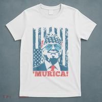 4th Of July Bald Eagle Mullet Murica Usa Usa Merica T-Shirt thumb 5