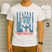 4th Of July Bald Eagle Mullet Murica Usa Usa Merica T-Shirt thumb 6