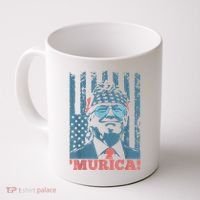 4th Of July Bald Eagle Mullet Murica Usa Usa Merica Coffee Mug thumb 0