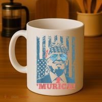 4th Of July Bald Eagle Mullet Murica Usa Usa Merica Coffee Mug thumb 4