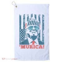 4th Of July Bald Eagle Mullet Murica Usa Usa Merica Golf Towel thumb 0