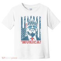 4th Of July Bald Eagle Mullet Murica Usa Usa Merica Toddler T-Shirt thumb 0