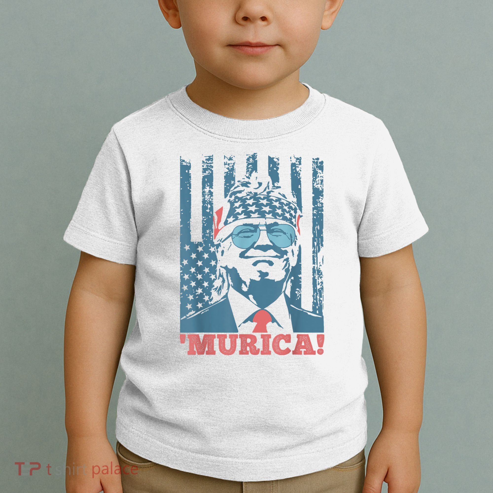 4th Of July Bald Eagle Mullet Murica Usa Usa Merica Toddler T-Shirt