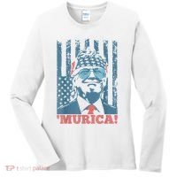 4th Of July Bald Eagle Mullet Murica Usa Usa Merica Women's Long Sleeve Shirt thumb 0
