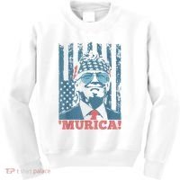 4th Of July Bald Eagle Mullet Murica Usa Usa Merica Kids Sweatshirt thumb 0