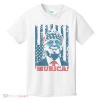 4th Of July Bald Eagle Mullet Murica Usa Usa Merica Kids T-Shirt thumb 0