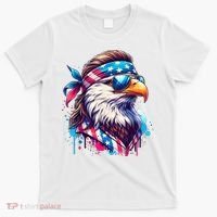 4th Of July Bald Eagle Mullet Murica Usa Usa Merica T-Shirt thumb 0