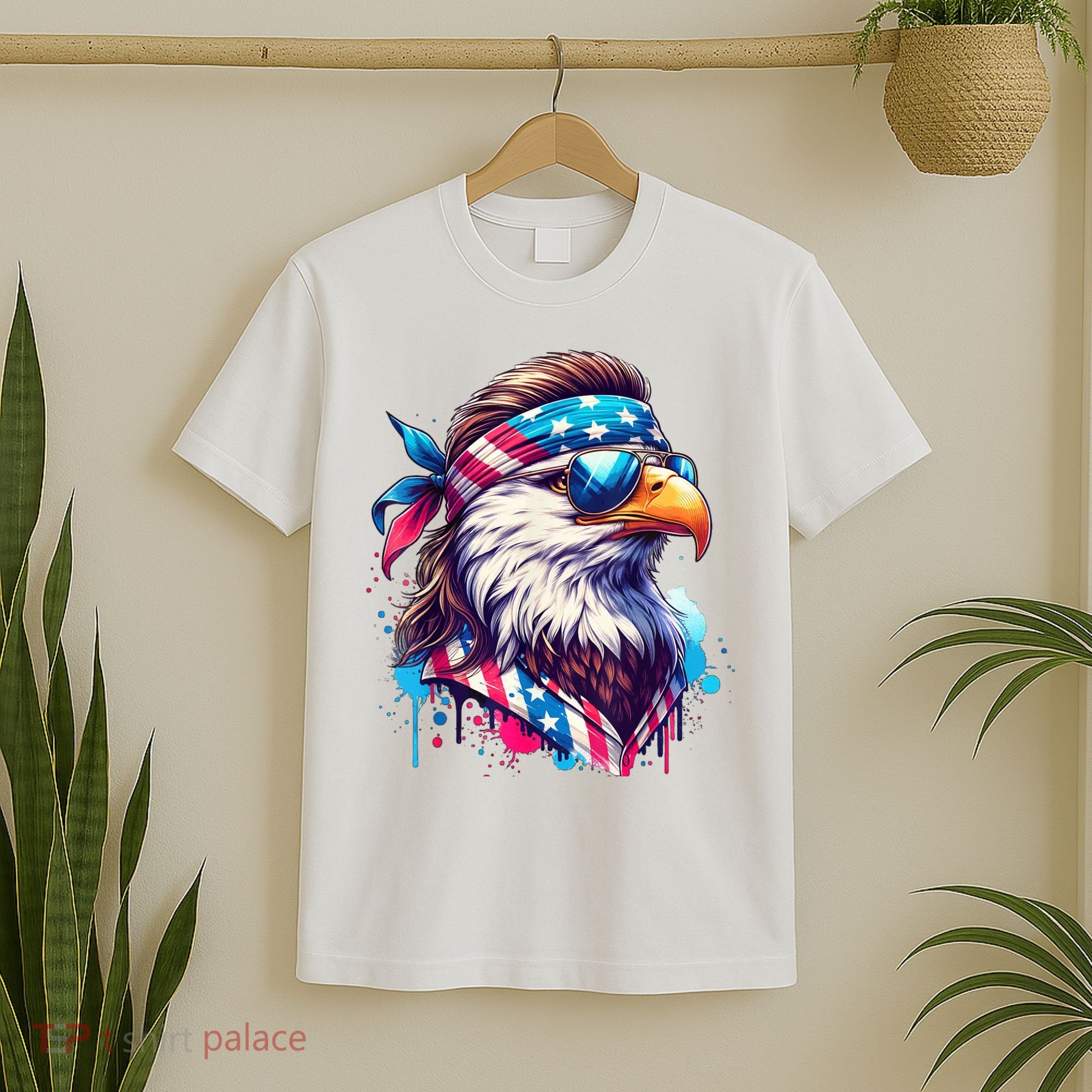 4th Of July Bald Eagle Mullet Murica Usa Usa Merica T-Shirt