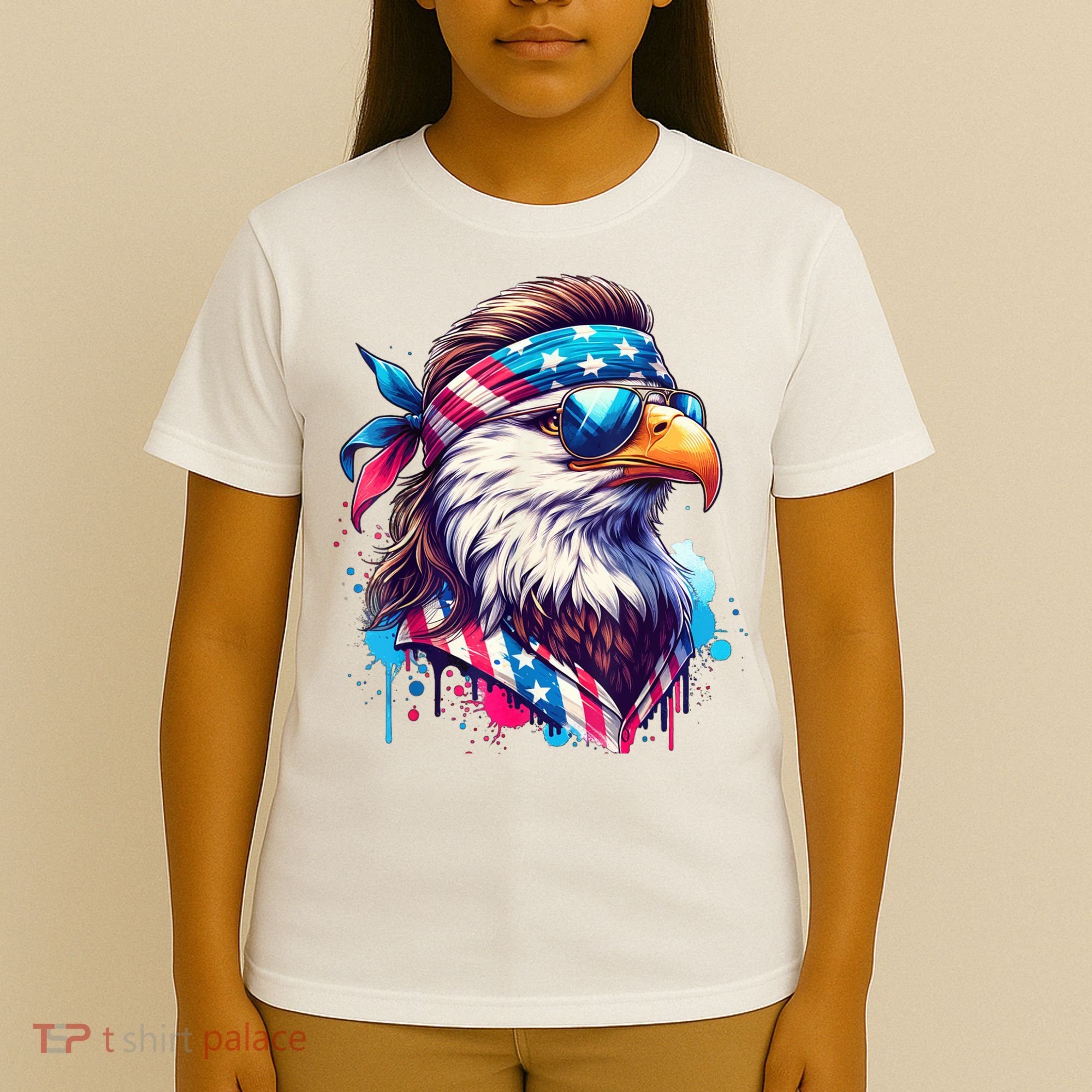 4th Of July Bald Eagle Mullet Murica Usa Usa Merica T-Shirt
