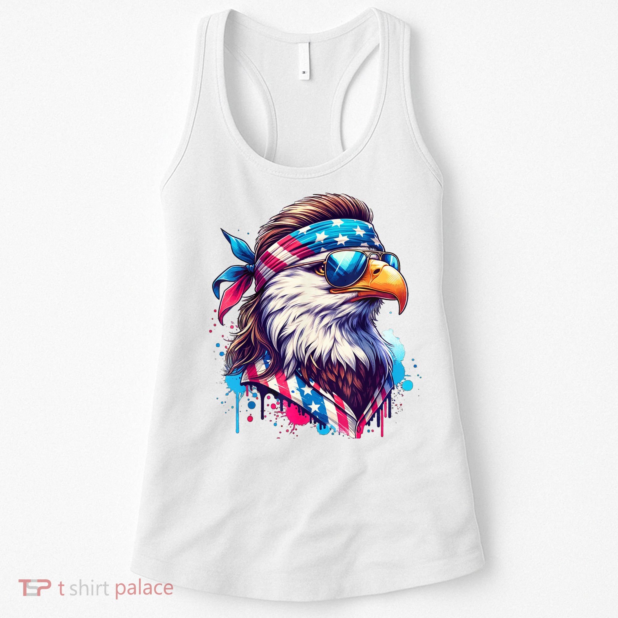 4th Of July Bald Eagle Mullet Murica Usa Usa Merica Women's Tank Top