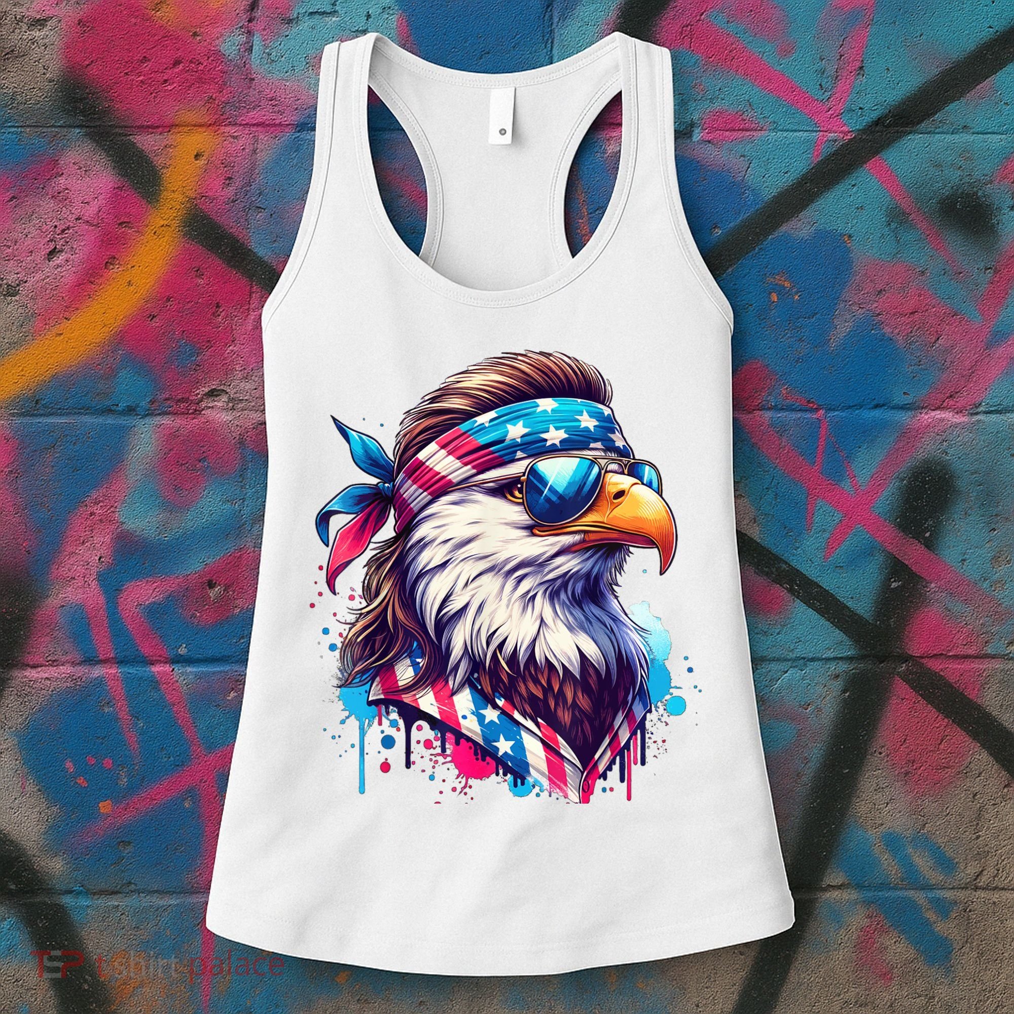 4th Of July Bald Eagle Mullet Murica Usa Usa Merica Women's Tank Top