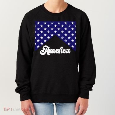 4th Of July Independence Day America Retro Pattern Women's Sweatshirt