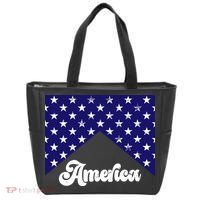 4th Of July Independence Day America Retro Pattern Tote Bag thumb 0