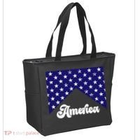 4th Of July Independence Day America Retro Pattern Tote Bag thumb 2