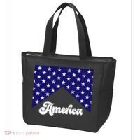 4th Of July Independence Day America Retro Pattern Tote Bag thumb 3