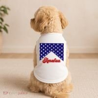 4th Of July Independence Day America Retro Pattern Doggie Tank thumb 2