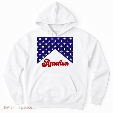 4th Of July Independence Day America Retro Pattern Hoodie
