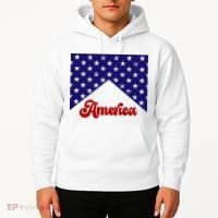 4th Of July Independence Day America Retro Pattern Hoodie thumb 2