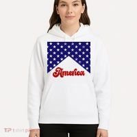 4th Of July Independence Day America Retro Pattern Hoodie thumb 5