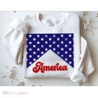 4th Of July Independence Day America Retro Pattern Sweatshirt thumb 2