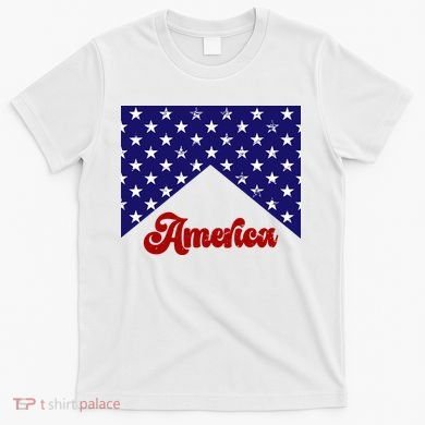 4th Of July Independence Day America Retro Pattern T-Shirt