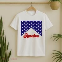 4th Of July Independence Day America Retro Pattern T-Shirt thumb 2