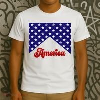 4th Of July Independence Day America Retro Pattern T-Shirt thumb 3