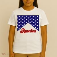 4th Of July Independence Day America Retro Pattern T-Shirt thumb 4