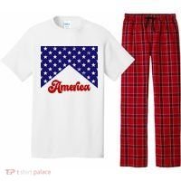 4th Of July Independence Day America Retro Pattern Pajama Set thumb 0