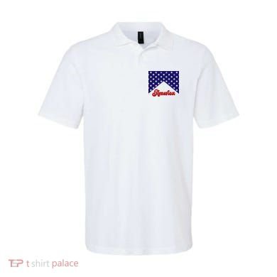 4th Of July Independence Day America Retro Pattern Polo