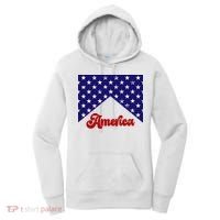 4th Of July Independence Day America Retro Pattern Women's Hoodie thumb 0