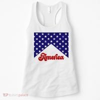 4th Of July Independence Day America Retro Pattern Women's Tank Top thumb 0
