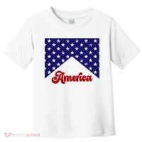 4th Of July Independence Day America Retro Pattern Toddler T-Shirt thumb 0