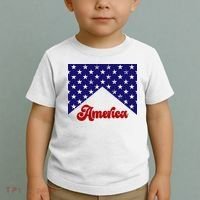 4th Of July Independence Day America Retro Pattern Toddler T-Shirt thumb 2