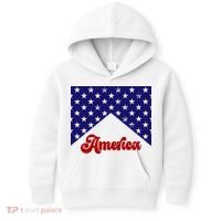 4th Of July Independence Day America Retro Pattern Kids Hoodie thumb 0