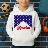 4th Of July Independence Day America Retro Pattern Kids Hoodie thumb 2